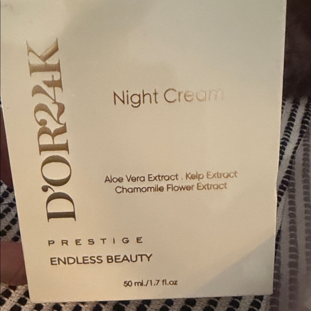 Night Cream - Gold